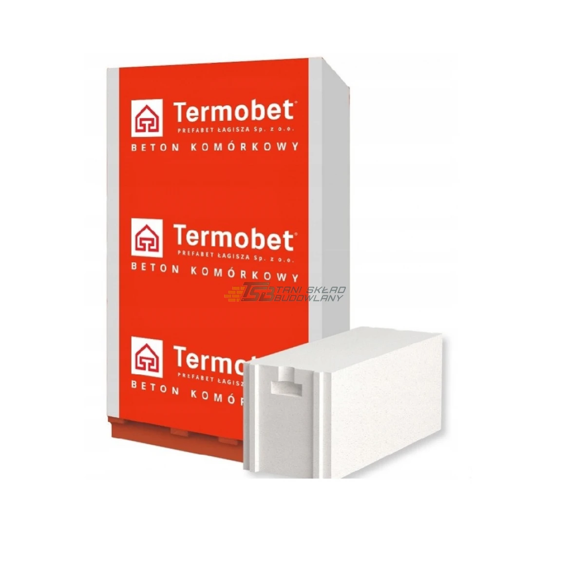 Termobet 24cm Tani Transport HDS Tir Beton komórkowy 24x24x59 UZ