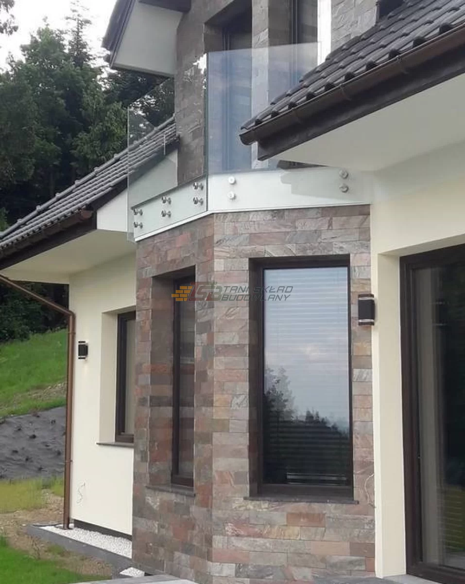 Płytki Łupek Copper 30x10 / elewacja Panel Elewacyjny Miedź Kamień