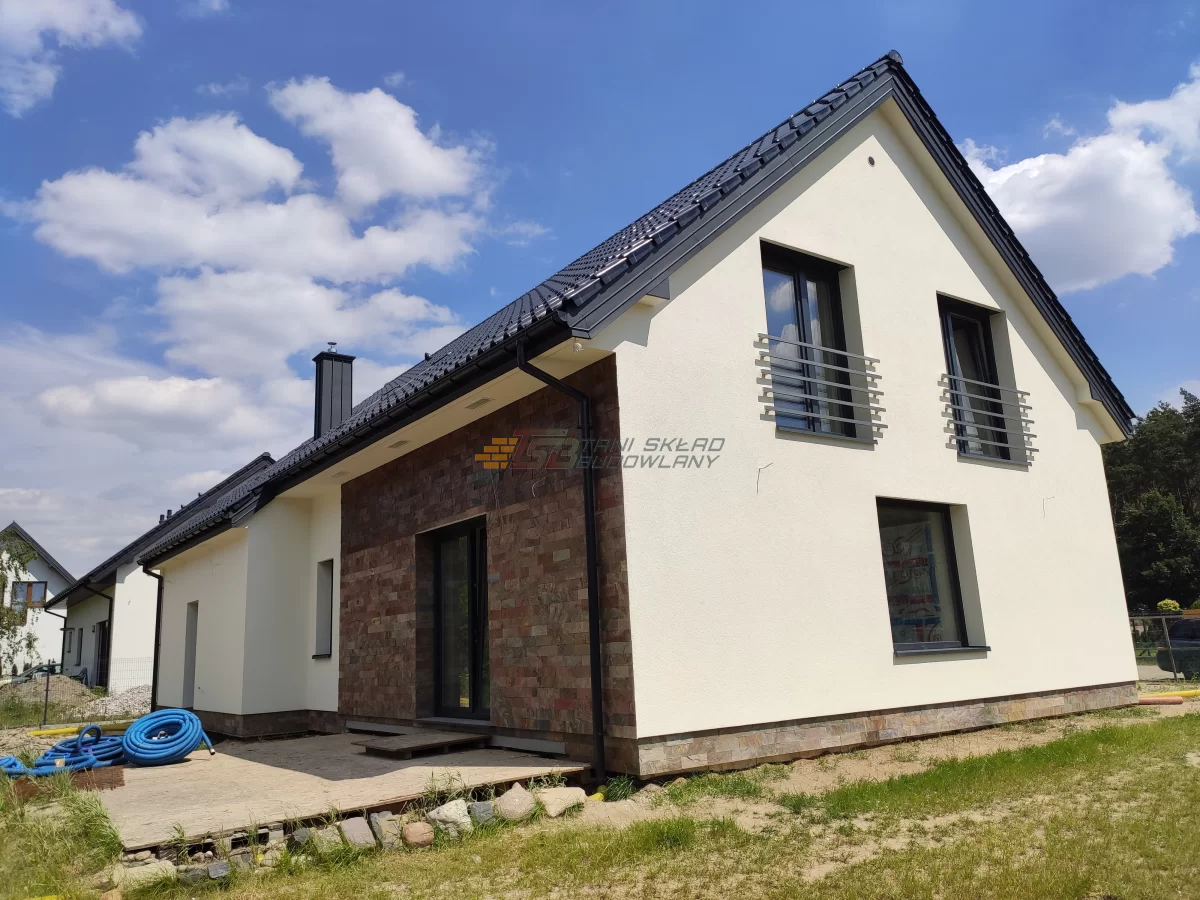 Płytki Łupek Copper 30x10 / elewacja Panel Elewacyjny Miedź Kamień