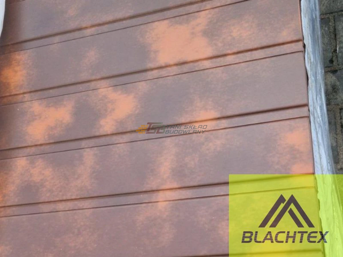 Blacha trapezowa podbitkowa T-7 RUSTICA brąz od RĘKI!