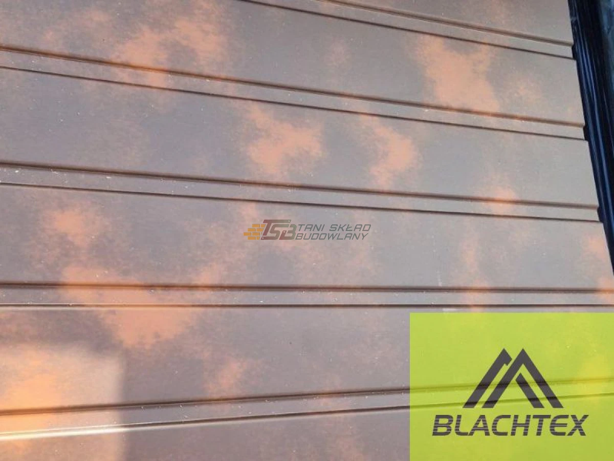 Blacha trapezowa podbitkowa T-7 RUSTICA brąz od RĘKI!