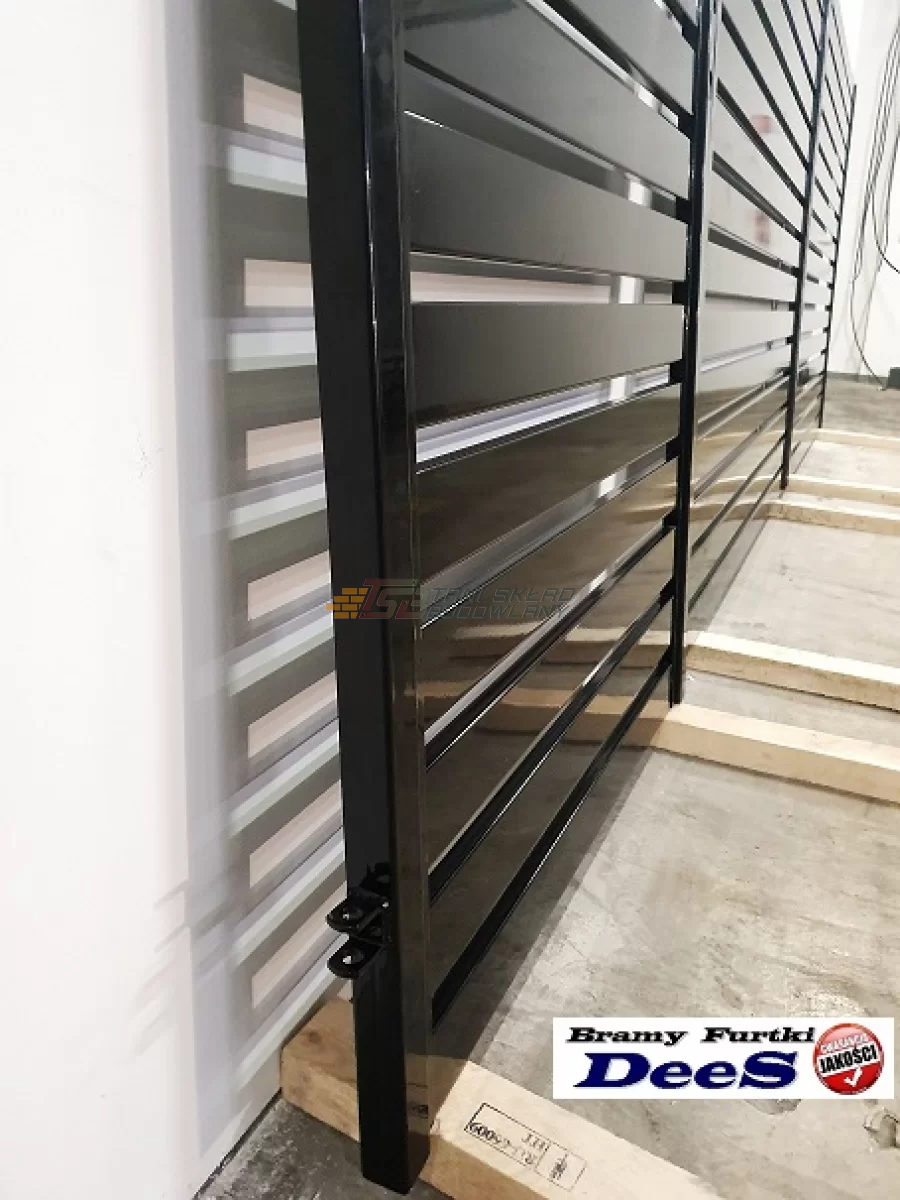 Brama dwuskrzydłowa palisadowa 4x1,5m+ furtka 1x1,5m w komplecie