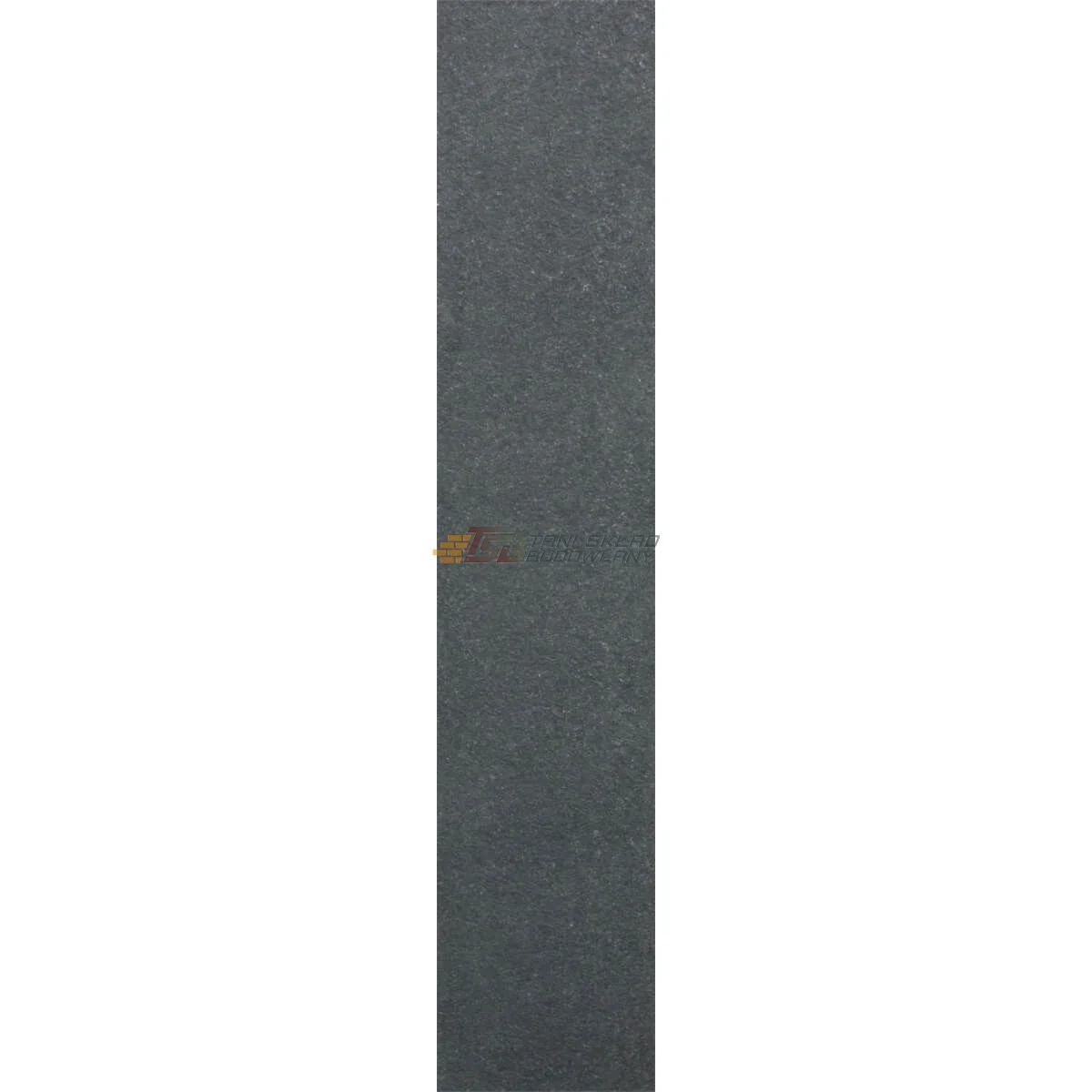 Stopień granitowy Black Andesit płomień schody czarny 150x33x2 cm
