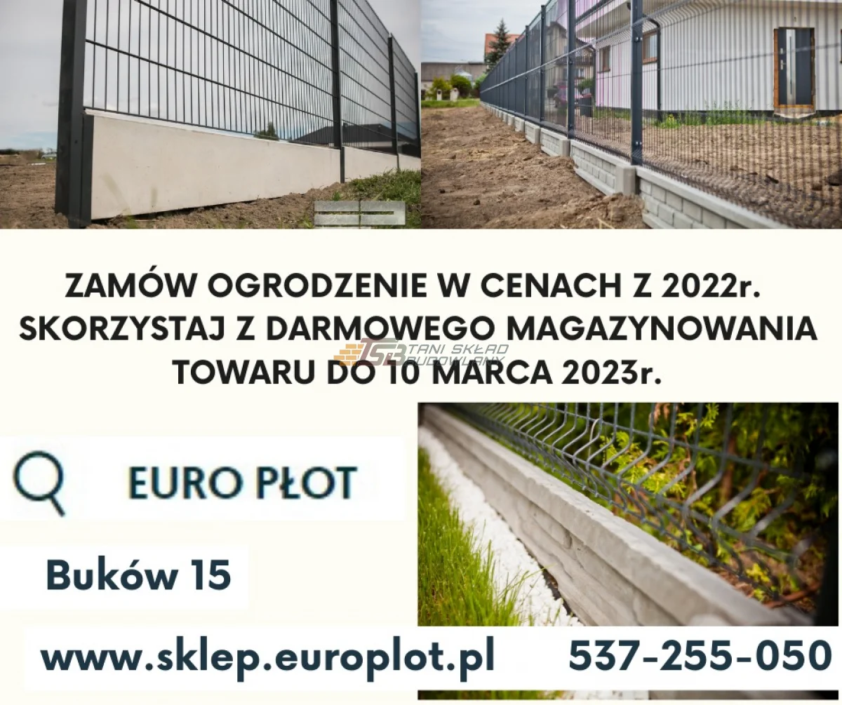 Ogrodzenia panelowe 3D oraz 2D + podmurówka + montaż + brama wjazdowa