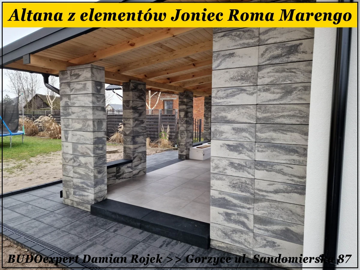 Pustak na ogrodzenie Joniec Roma Horizon BH20 BH28 kolor MARENGO dostępny OD RĘKI