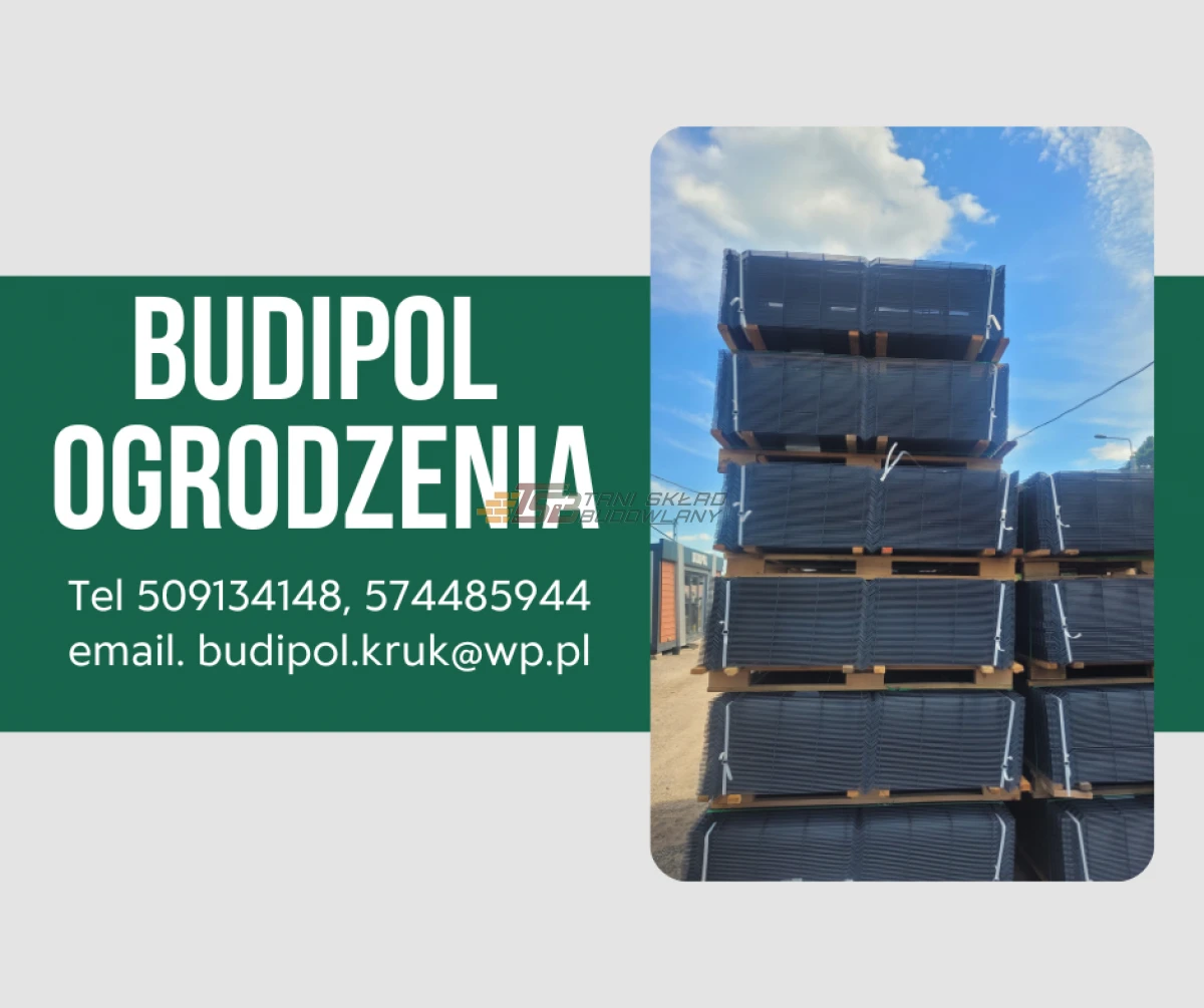 Panel ogrodzeniowy fi4 153cm ocynk + RAL 7016