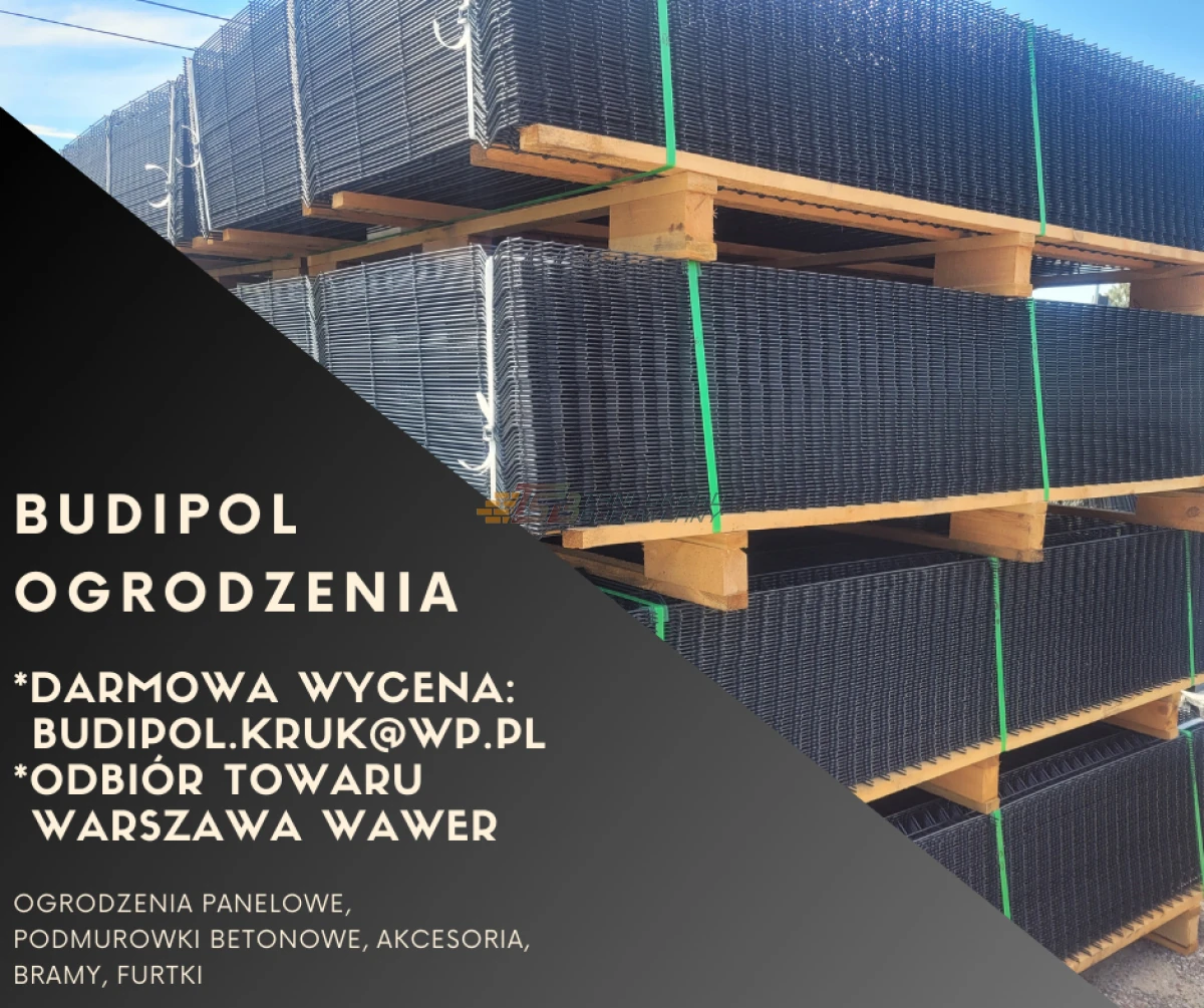 Panel ogrodzeniowy fi4 153cm ocynk + RAL 7016