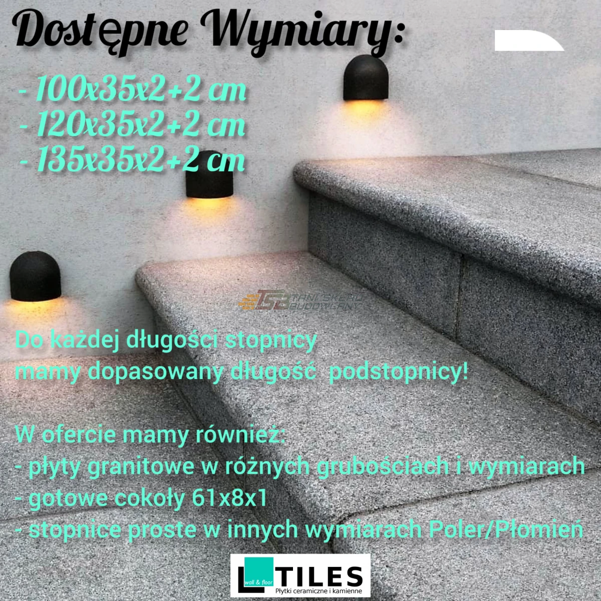 Hurtownia Granitu/ Schody, Stopnice granitowe, płyty, cokoły, Schody kamienne