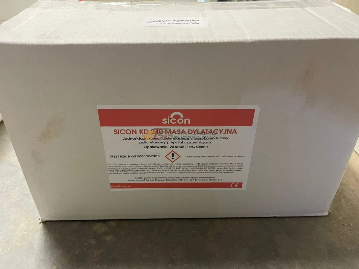 SICON KD240 Poliuretanowa masa dylatacyjna Szara 600ml
