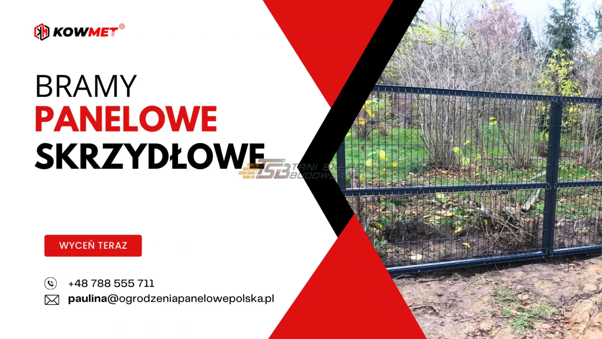 Ogrodzenie Panelowe - 51 Drutów! Panel 153/4 Grafit lub czarny! Podmurówka h20! Łącznik betonowy! HURT/DETAL