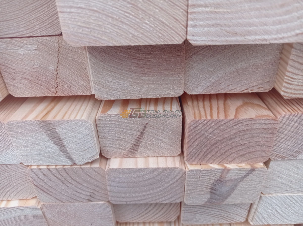 ŁATA SUCHA STRUGANA SOSNA 400cmm ; 4 x 6cm