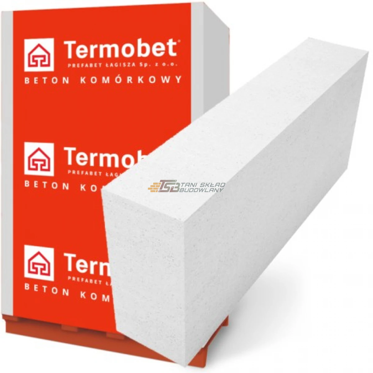 Termobet 12cm Sosnowiec Tani Transport HDS Tir Beton komórkowy Termobet 12x24x59