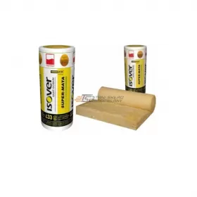 Wełna Isover Super Mata 20cm Wełna Mineralna 0,033
