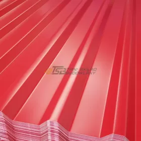 Wyprzedaż !!! Blacha trapezowa ST18 czerwona gr 0,40 R3011 30,95 zł