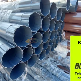 Rynny METAL od ręki brąz i grafit fi125/90 Blachtex Klęczany 275a