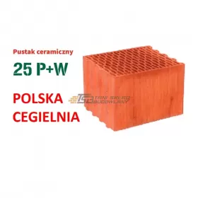 Pustak Ceramiczny Keram 25 P+W  Polski Producent Nowa Jakość