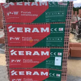 Pustak Ceramiczny Keram 25 P+W  Polski Producent Nowa Jakość