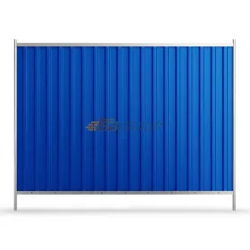 Wygrodzenia budowlane Ogrodzenie budowlane pełne z blachy trapezowej