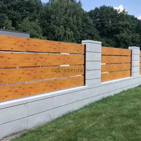 Nowoczesny bloczek ogrodzeniowy Joniec Roma Horizon kolor BIAŁY dostępny OD RĘKI