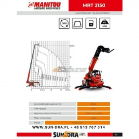 Do wynajęcia ładowarka teleskopowa Manitou 2150 