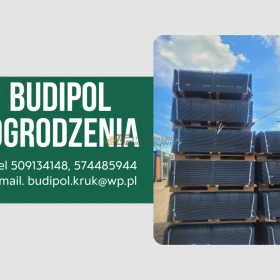 Panel ogrodzeniowy fi4 153cm ocynk + RAL 7016