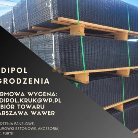 Panel ogrodzeniowy fi4 153cm ocynk + RAL 7016