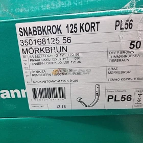 Hak metalowy do rynny 125mm i 150mm