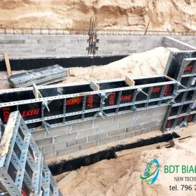 Wynajem szalunków ściennych systemowych PIONART. (Ew.+ wykonanie prac)