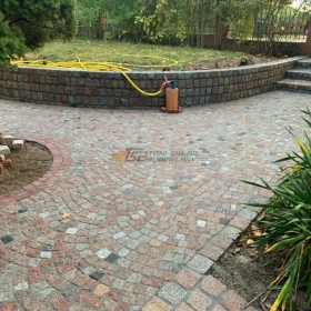 Kostka granitowa Miszung cięto łupana 4/6 