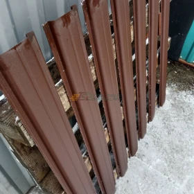 Sztachety metalowe - matowy brąz - I i II gatunek - Kupno