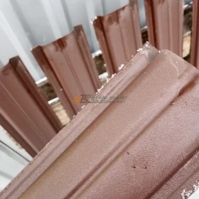 Sztachety metalowe - matowy brąz - I i II gatunek - Kupno