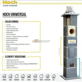 System kominowy HOCH UNIWERSAL FI160, 4mb, S
