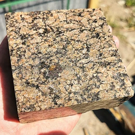 Kostka Granitowa Złota, Ruda, cięta płomieniowana, na podjazdy, drogi, ścieżki, tarasy PROMOCJA !!!