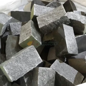 Czarna Kostka granitowa GABRO cięto-lupana na podjazdy, drogi, Płoty PROMO !!