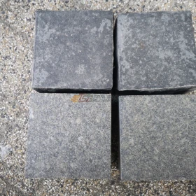 Czarna Kostka Granitowa cięta płomieniowana GABRO - na podjazdy, drogi, ścieżki PROMO !!!