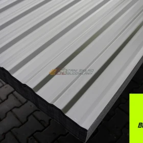 Blacha w 2 gatunku na pokrycia dachowe - szaro grafitowy kolor