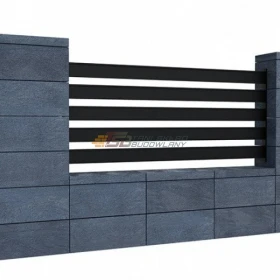 pustaki ogrodzeniowe Front ogrodzenia Styrobud