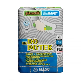 Klej do płytek Glazurnik. Najlepsza Cena. Mrozo i wodoodporny. Do wnętrz i na zewnątrz