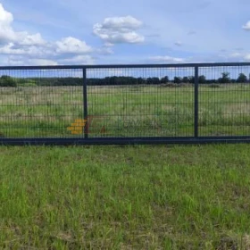 Brama przesuwna 2 D - komplet - PRODUCENT 