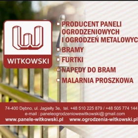 Producent Paneli Ogrodzeniowych i Malarnie Proszkowe - Witkowski
