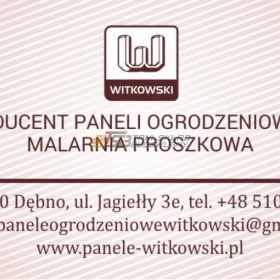 Producent Paneli Ogrodzeniowych i Malarnie Proszkowe - Witkowski